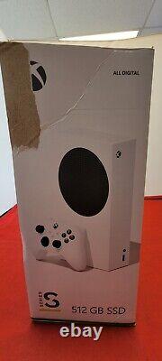 Microsoft Xbox Series S 512 GB in an open box and in good condition