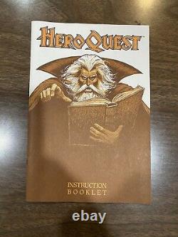 Milton Bradley Hero Quest Board Game System 100% Complete Good Condition