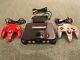 N64 Nintendo 64 Console + 2 Controllers + Cords Good Condition