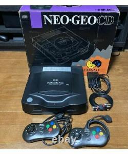 NEO GEO CD Console CD-TO1 with Software Good Condition 4 extra software with out