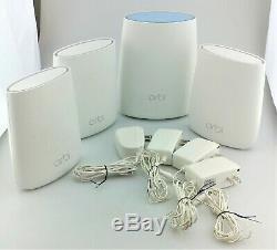 NETGEAR Orbi RBK44-100NAS Whole Home WiFi System 4 Pack Good Shape