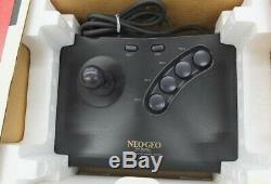 NG NEO GEO AES CONSOLE (ac adapter, av cable) controller boxed in good condition