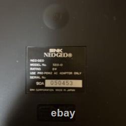 Neo Geo Aes Rom Console Good Condition Jpn Import