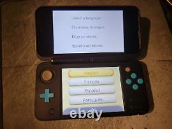 New Nintendo 2DS XL Console (Black & Turquoise) GOOD+ CONDITION