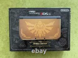 New Nintendo 3DS LL Hyrule Edition Monster hunter Limited model Good condition