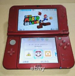 New Nintendo 3DS LL Red Good Used Working Condition from JAPAN