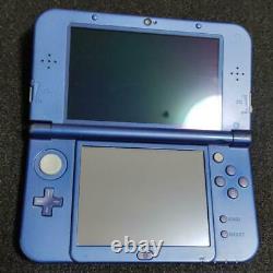 New Nintendo 3DS XL LL Metallic Blue Console Japan Good Working Condition