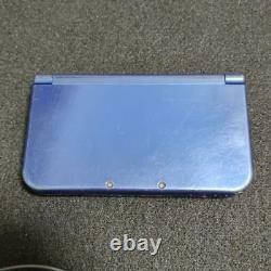 New Nintendo 3DS XL LL Metallic Blue Console Japan Good Working Condition
