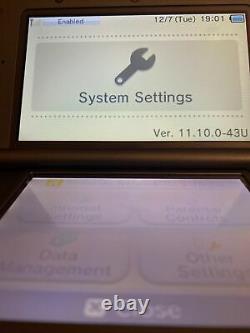 New Nintendo 3DS XL in Black/Gray, Good Used Condition