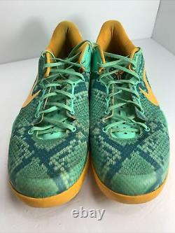 Nike Kobe 8 System Shoes Mens Size 15 2013 Good Condition Green RARE 555035-304