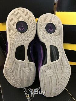 Nike Kobe 8 VIII System Purple Gradient Playoff Platinum Size 9 Good Condition