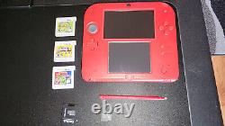 Nintendo 2DS Black/Red Used Good Condition