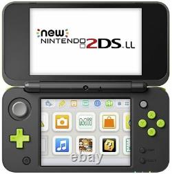 Nintendo 2DS LL Black x Lime Good Condition USED (FULLY WORKING)