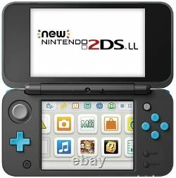 Nintendo 2DS LL Black x Turquoise Good Condition USED (FULLY WORKING)