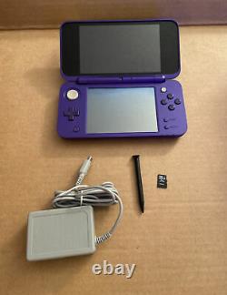 Nintendo 2DS XL Mario Kart 7 Console Purple/Silver VERY GOOD CONDITION