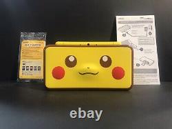 Nintendo 2DS XL Pikachu Edition Console! In Box! Good Condition In Box