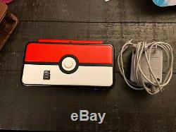 Nintendo 2DS XL PokeBall Pokemon Edition Red White (Very Good Condition) Tested