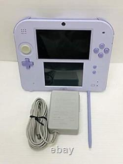 Nintendo 2DS lavender Japan import USED F/S JAPAN Good Condition