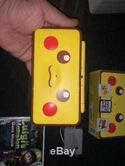 Nintendo 2ds Xl Pikachu Edition RAREvery Good Condition + Games