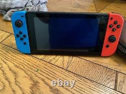 Nintendo 32GB Switch Console Red And Black Joy Sticks Good Condition Used