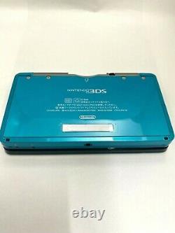 Nintendo 3DS Aqua Blue Used body console / in good condition / Japan Game
