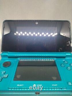 Nintendo 3DS Console System Aqua Blue Console From Japan good Condition