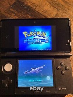 Nintendo 3DS Cosmo Black Good Condition Complete Console USA Fully Tested