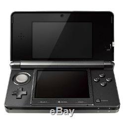 Nintendo 3DS Cosmo Black Handheld System Very Good Condition