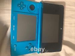Nintendo 3DS Handheld System Aqua Blue in good condition works fine