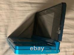 Nintendo 3DS Handheld System Aqua Blue in good condition works fine