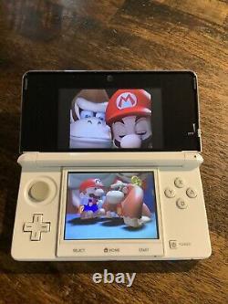 Nintendo 3DS Ice White- Good Condition Complete Console USA Fully Tested