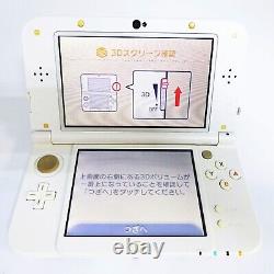 Nintendo 3DS LL Pearl White Console Game Japan Good Condition