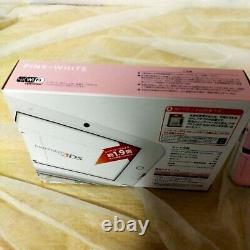 Nintendo 3DS LL Pink X White Very Good Condition