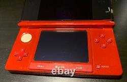Nintendo 3DS Red Console Good Condition USA -Console Only No Accessories