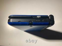 Nintendo 3DS XL Blue/Black 8GB SD Stylus Genuine Parts Very Good Condition