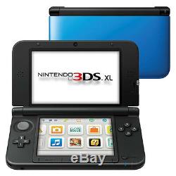 Nintendo 3DS XL Blue & Black Handheld System Very Good Condition