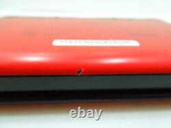 Nintendo 3DS XL LL Red Console Full Set Good Condition Japanese Version
