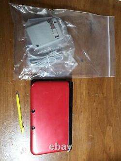 Nintendo 3DS XL Portable Gaming Console Red and Black Tested Good Shape