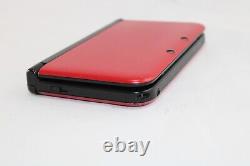 Nintendo 3DS XL Red/Black Handheld Console with Charger, Good Condition
