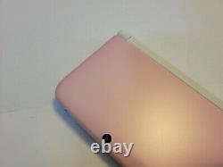 Nintendo 3DS XL System Console PINK & WHITE Good Condition with Charger Stylus