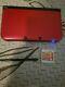 Nintendo 3ds Xl Red With Pokemon Sun, Stylus And Charger In Good Condition