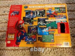 Nintendo 64 Console Complete in Box CIB Good Condition With Manual N64 Tested