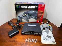 Nintendo 64 Console Complete in Box Good Condition With Manuals N64 Tested