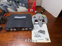 Nintendo 64 Console Complete in Box Good Condition With Manuals N64 Tested