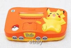 Nintendo 64 Console Pikachu Orange Yellow Limited Edition N64 Good condition JP