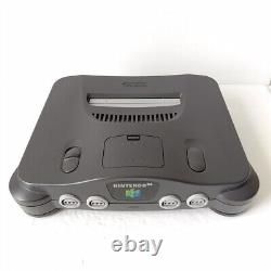 Nintendo 64 Game Console Good Condition NUS-S-HA withBox Instruction JAPAN JP