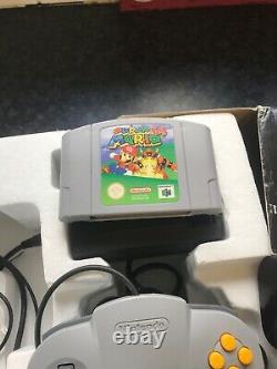 Nintendo 64 N64 Console Boxed Cleaned Tested and Working Good Condition