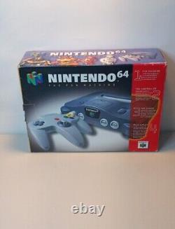Nintendo 64 N64 Console Complete In Box CIB Tested Good Condition