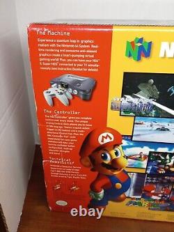 Nintendo 64 N64 Console Complete In Box CIB Tested Good Condition with Foam