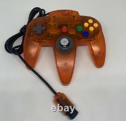 Nintendo 64 N64 Orange Console Fully Working Good Condition PAL